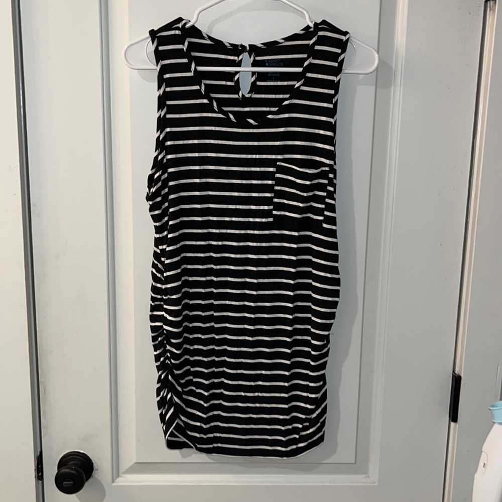Merrit Maternity One Pocket Knit Tank